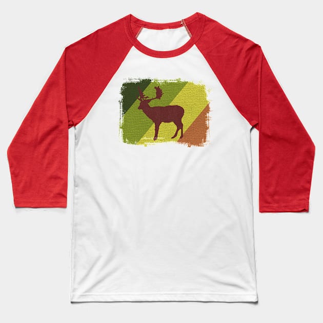 Dear in autumn colors Baseball T-Shirt by tos42